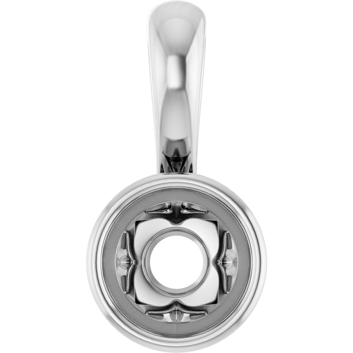 Bezel-Set Pendant