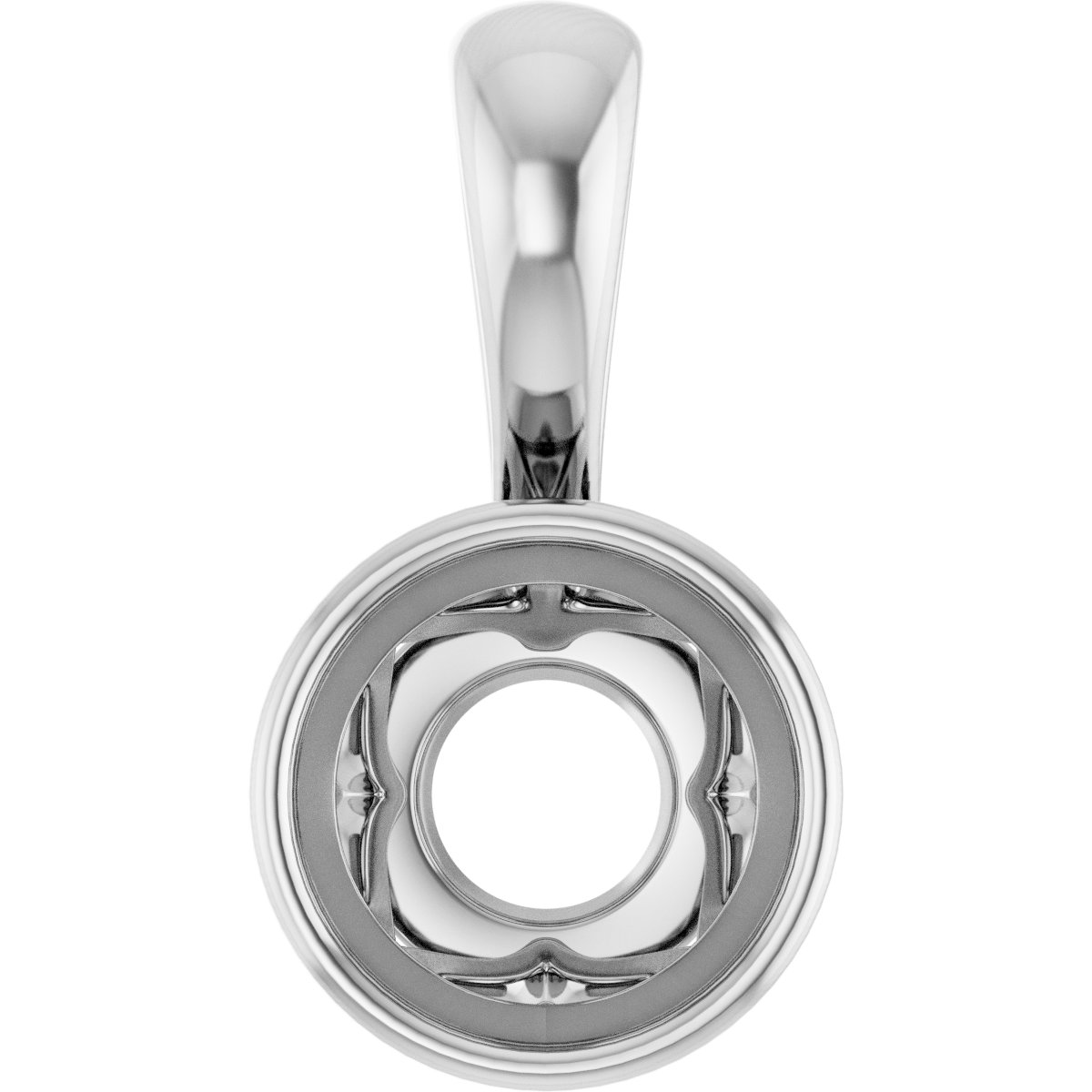 Bezel-Set Pendant