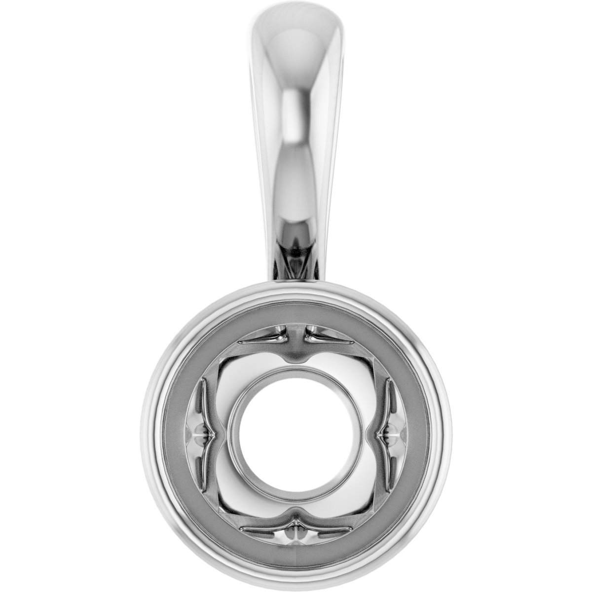 Bezel-Set Pendant
