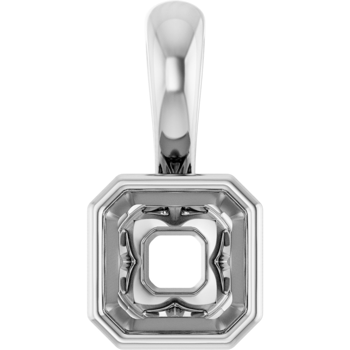Bezel-Set Pendant