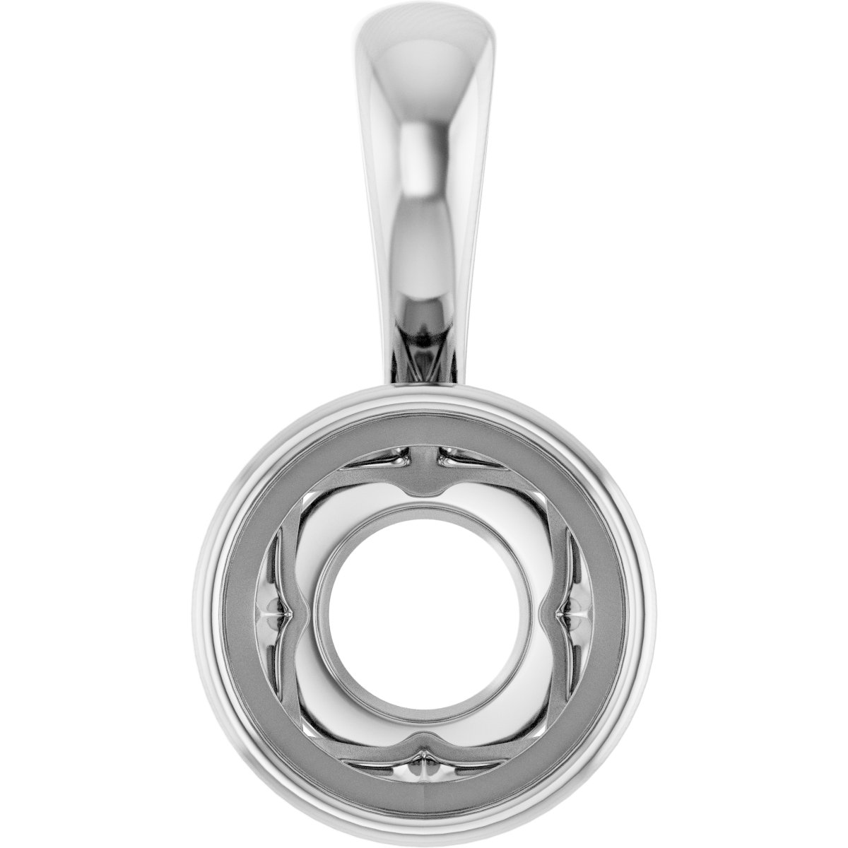 Bezel-Set Pendant