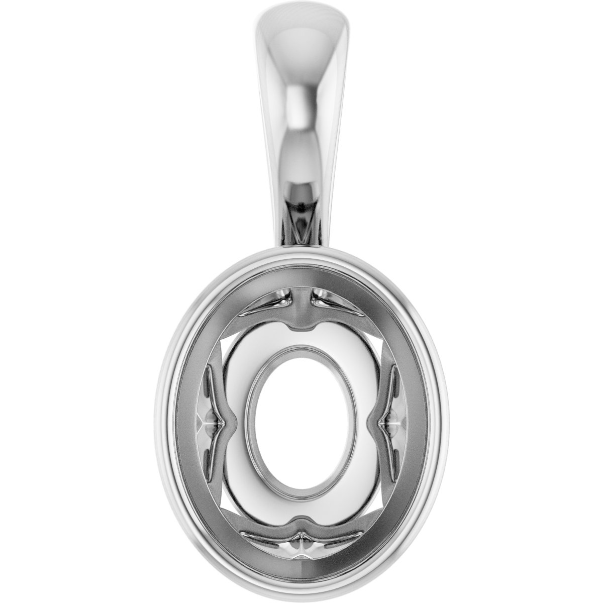 Bezel-Set Pendant