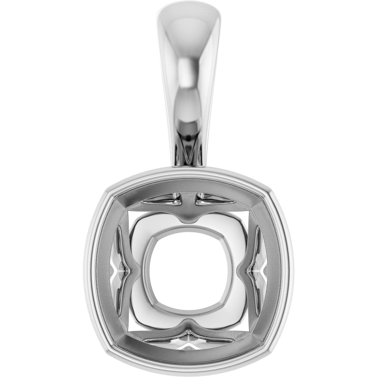 Bezel-Set Pendant