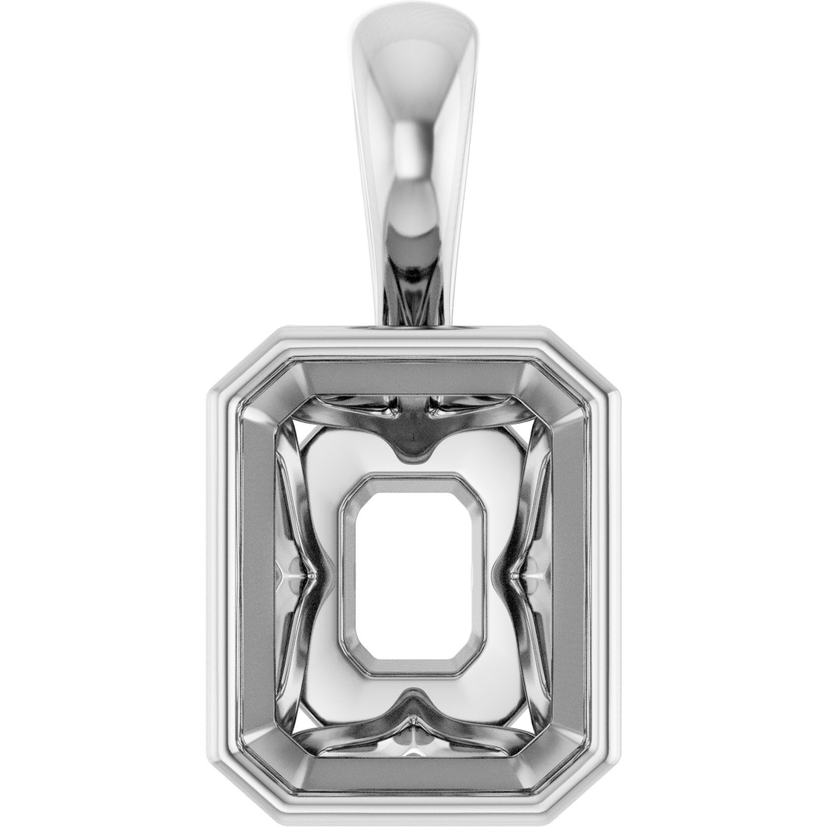 Bezel-Set Pendant