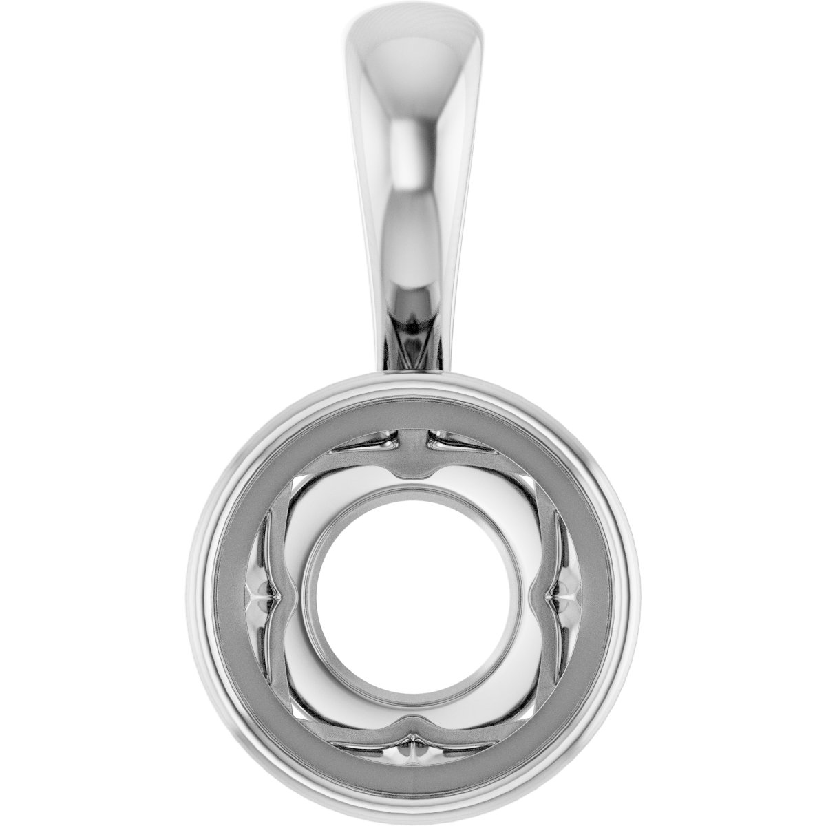 Bezel-Set Pendant