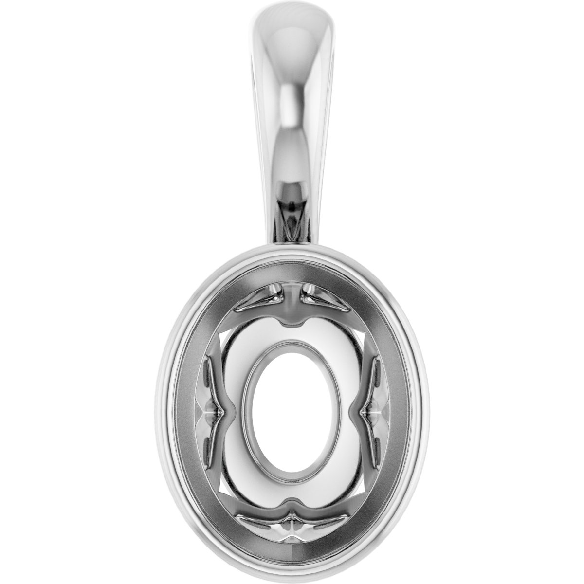 Bezel-Set Pendant