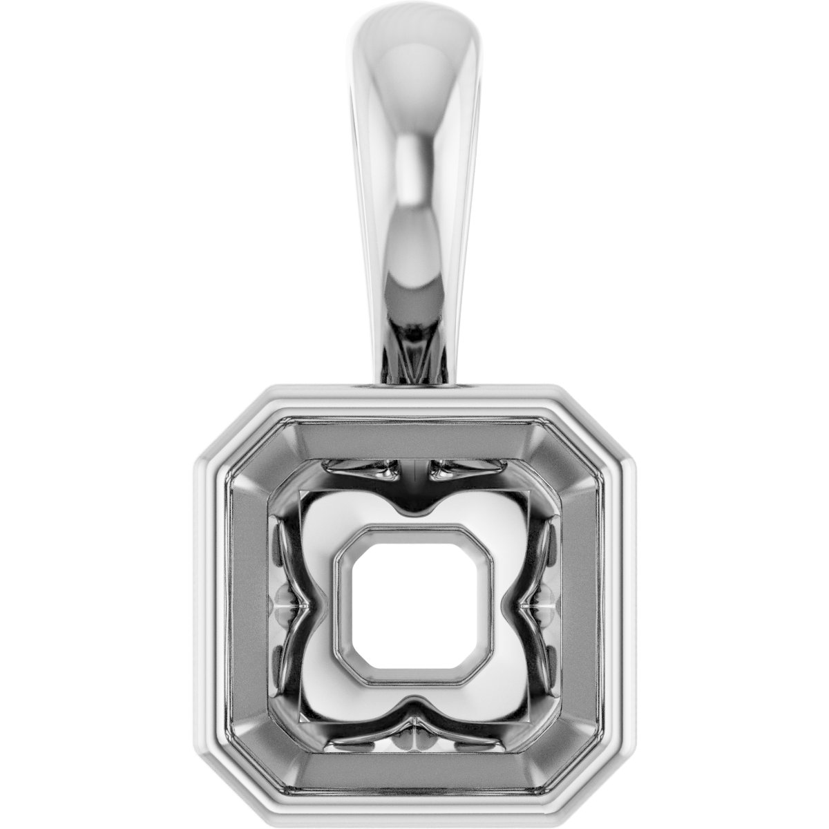 Bezel-Set Pendant