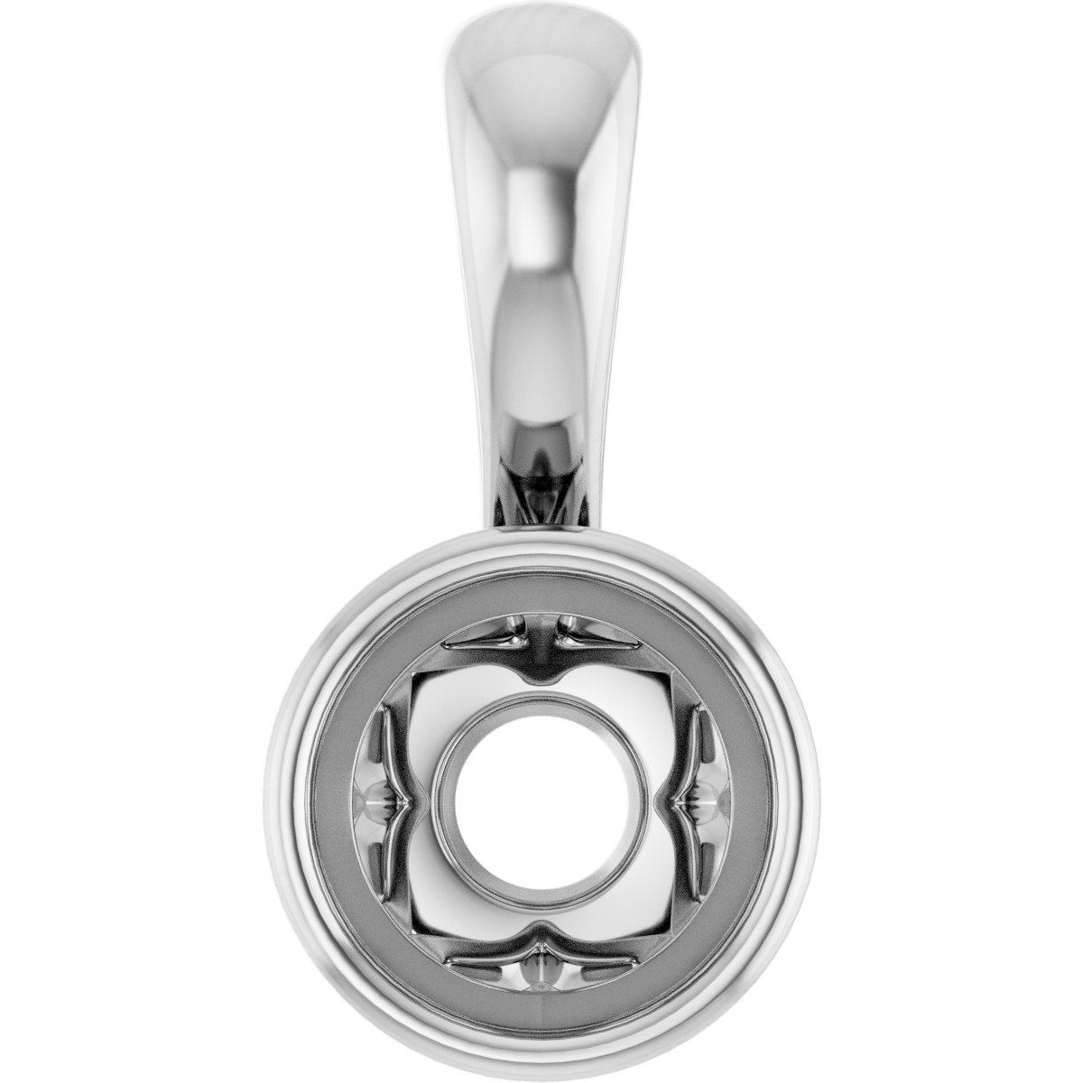 Bezel-Set Pendant