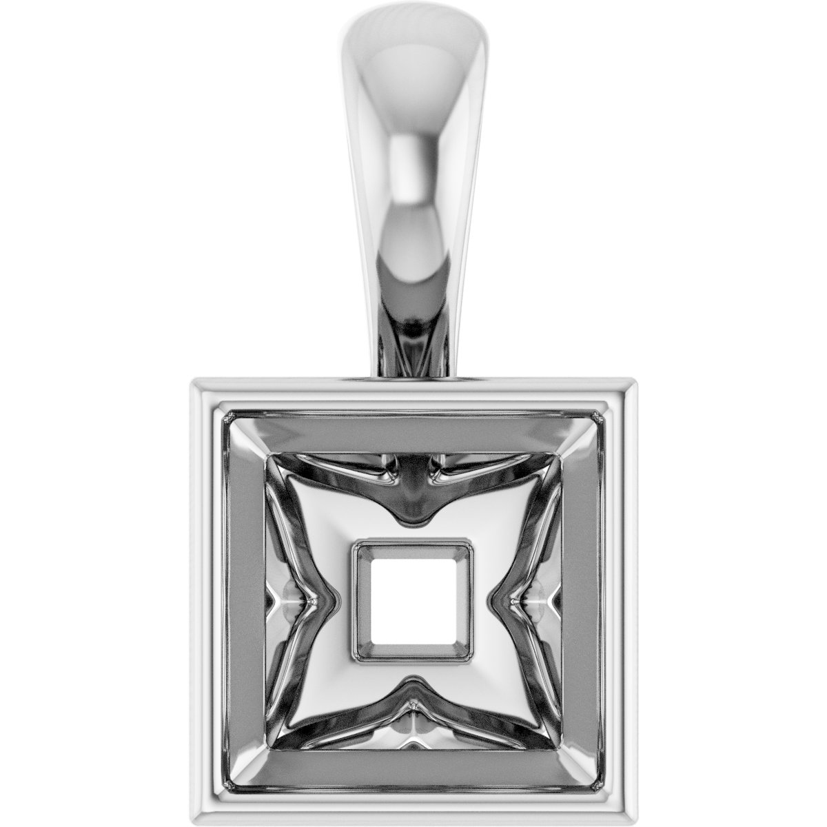 Bezel-Set Pendant