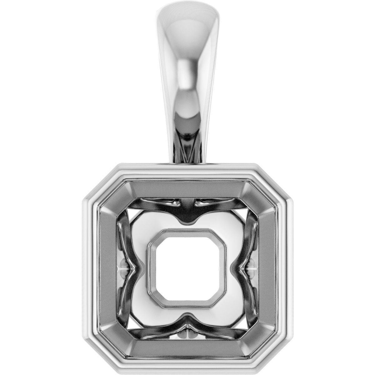 Bezel-Set Pendant