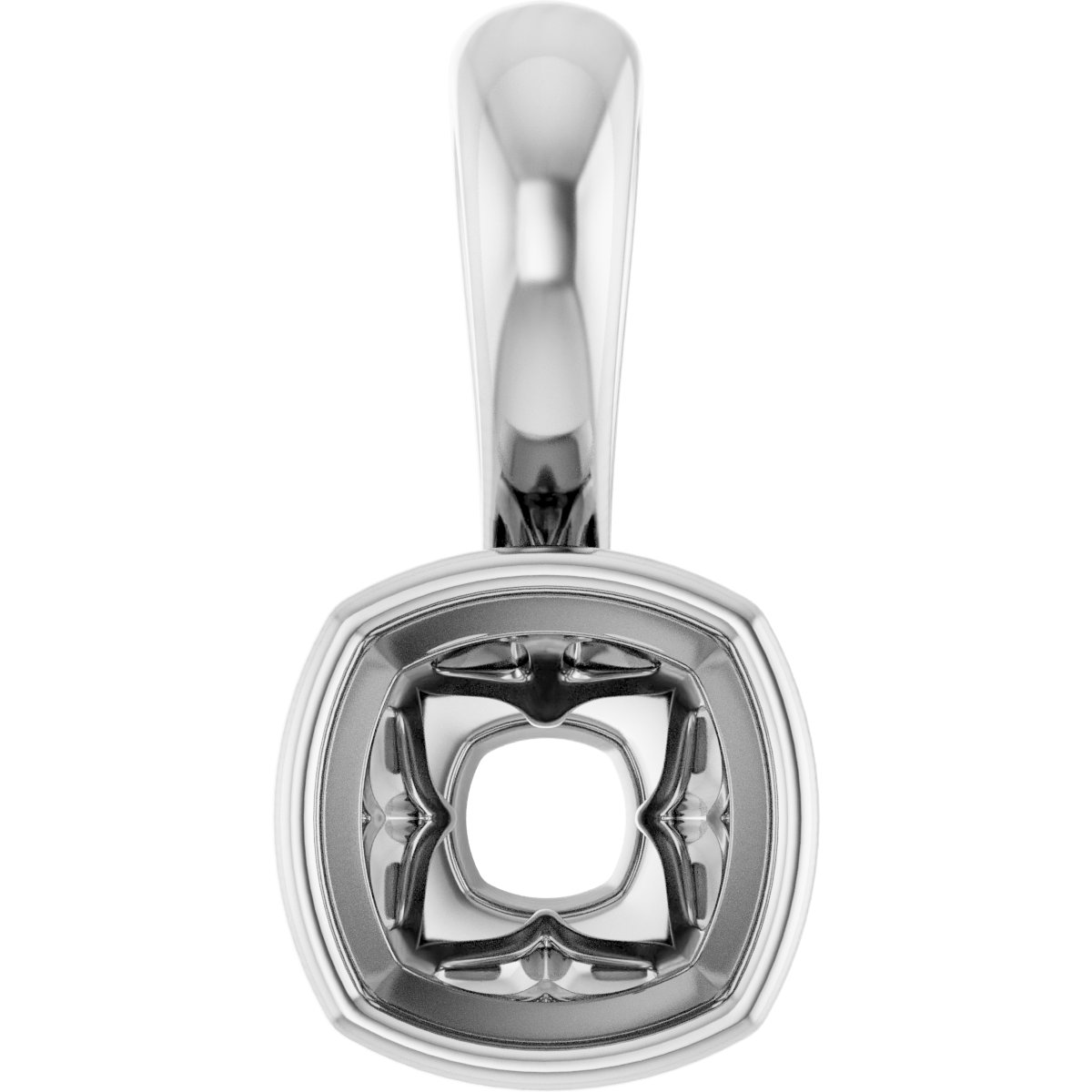 Bezel-Set Pendant