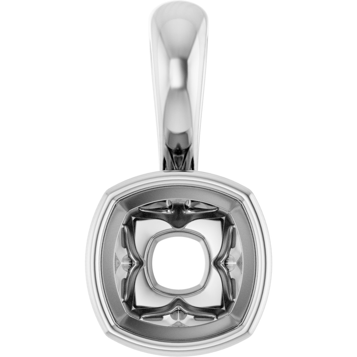 Bezel-Set Pendant