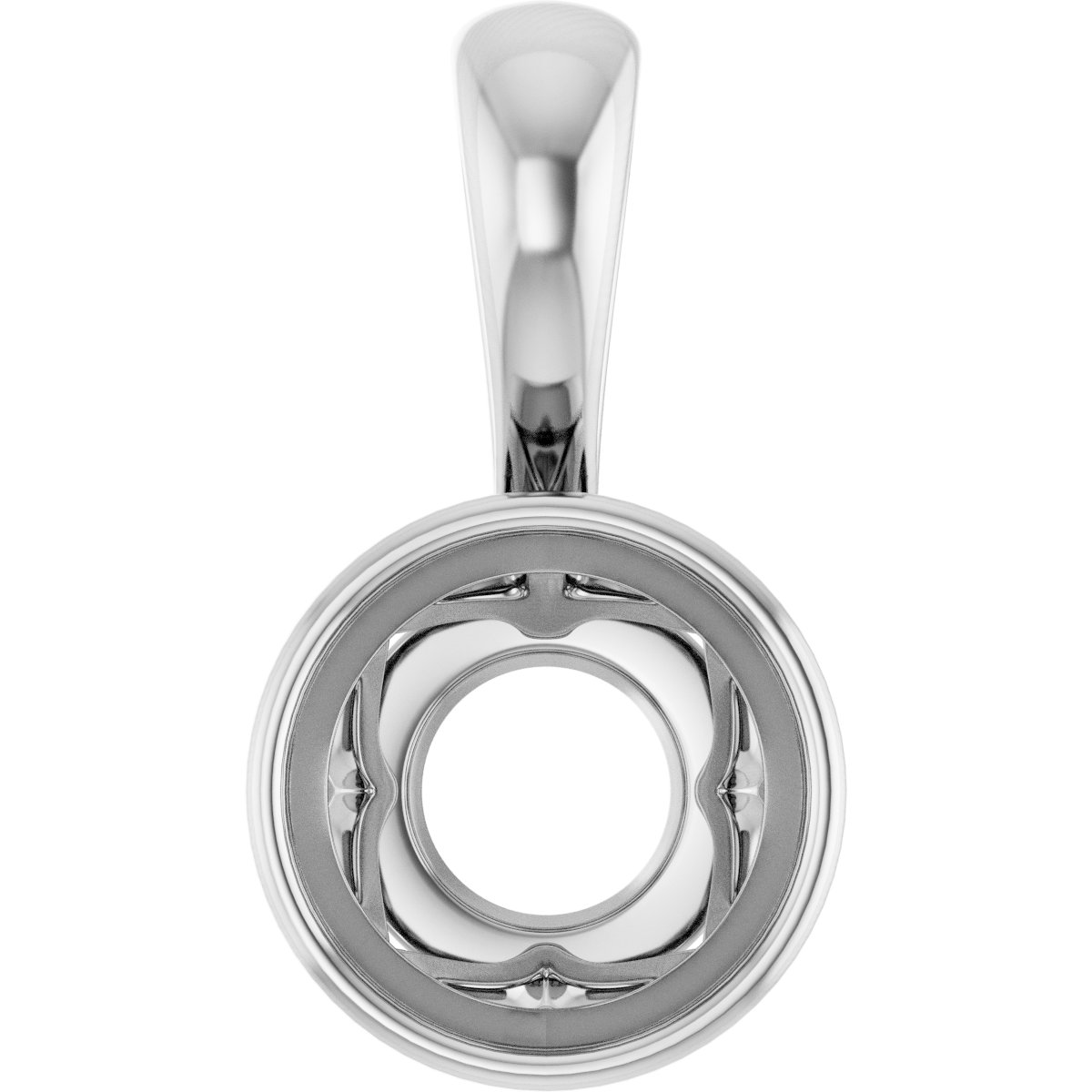 Bezel-Set Pendant