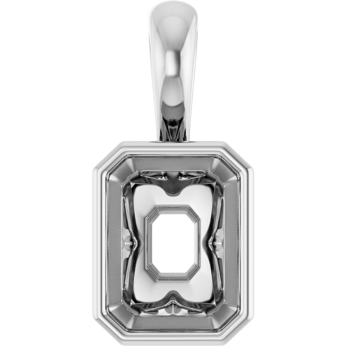 Bezel-Set Pendant
