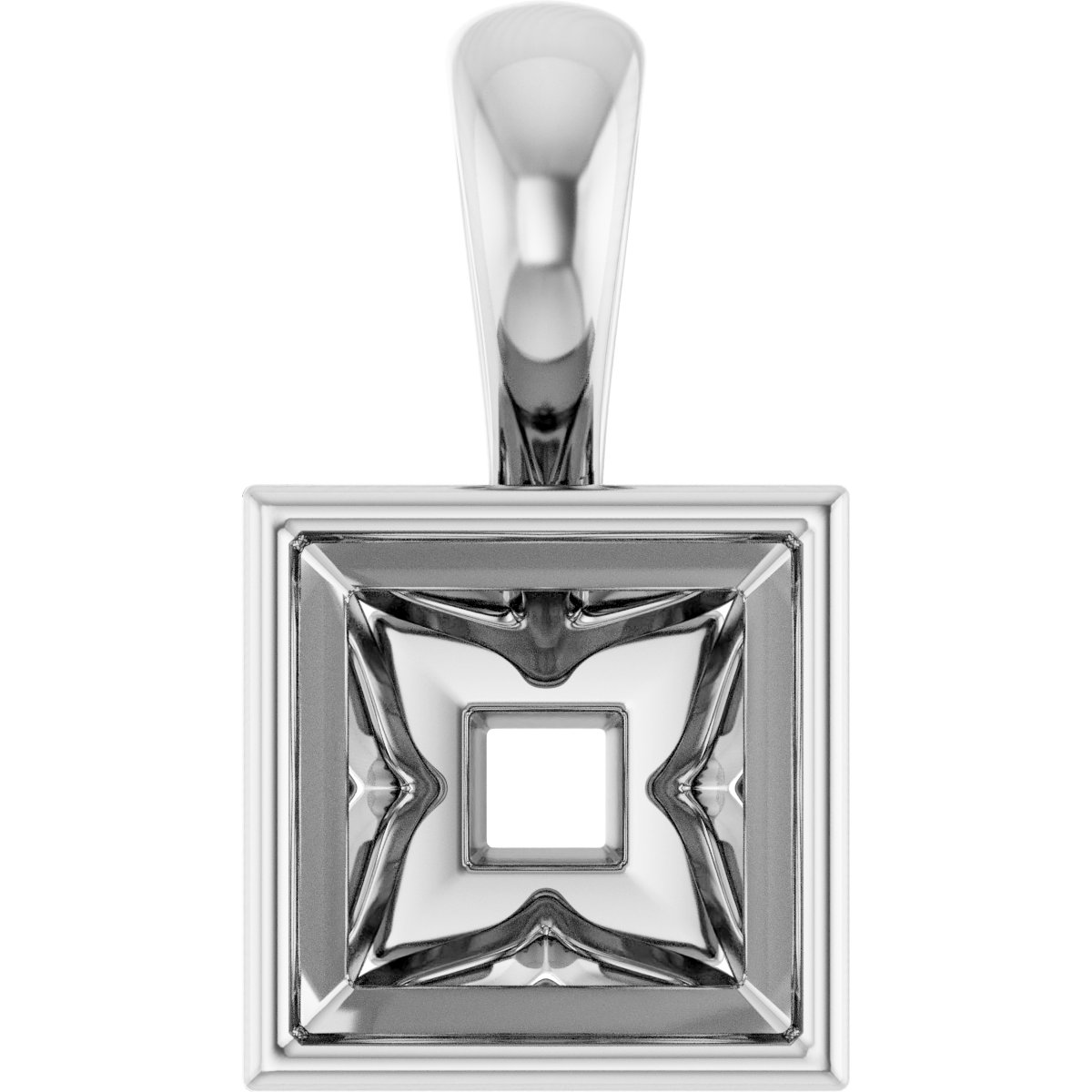 Bezel-Set Pendant