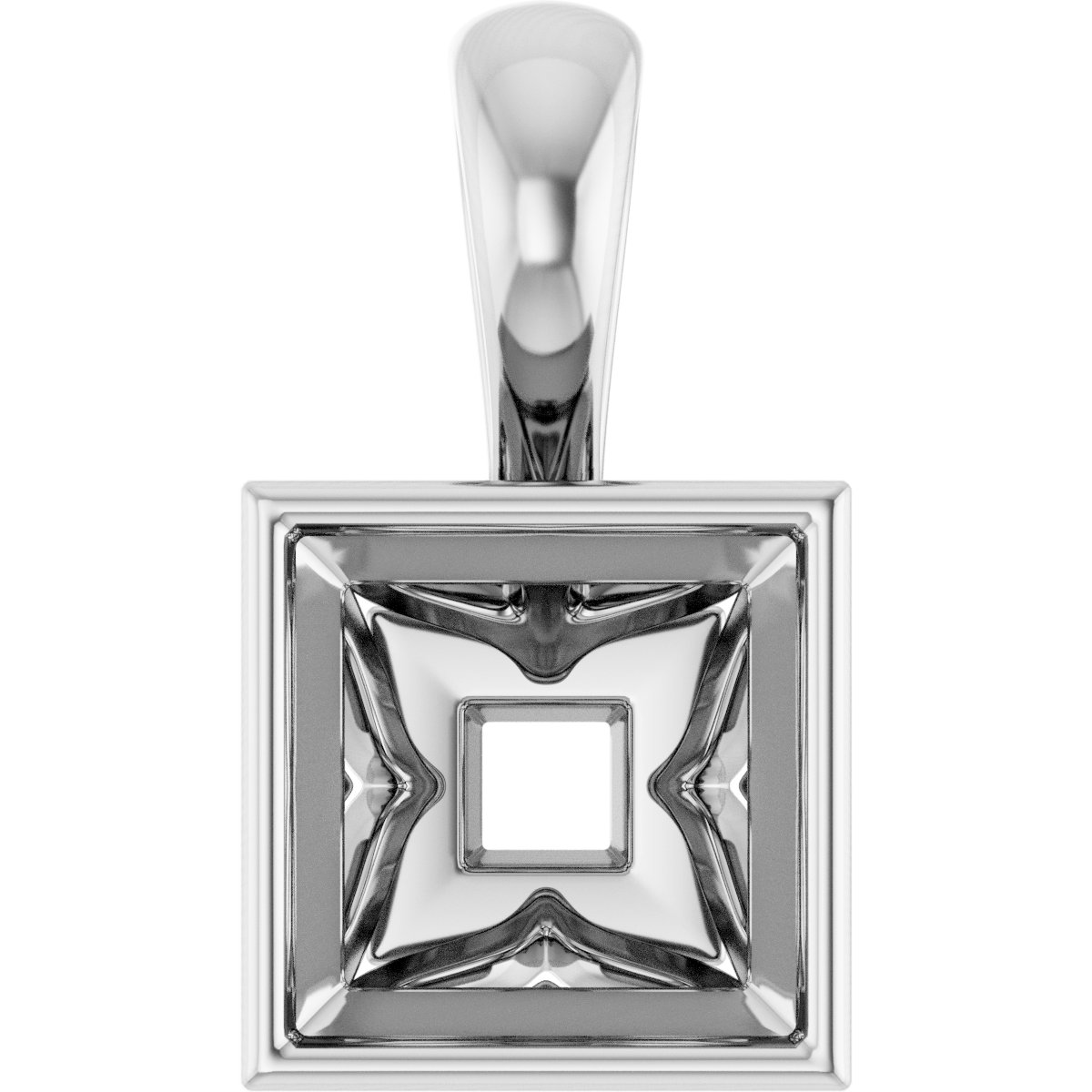 Bezel-Set Pendant