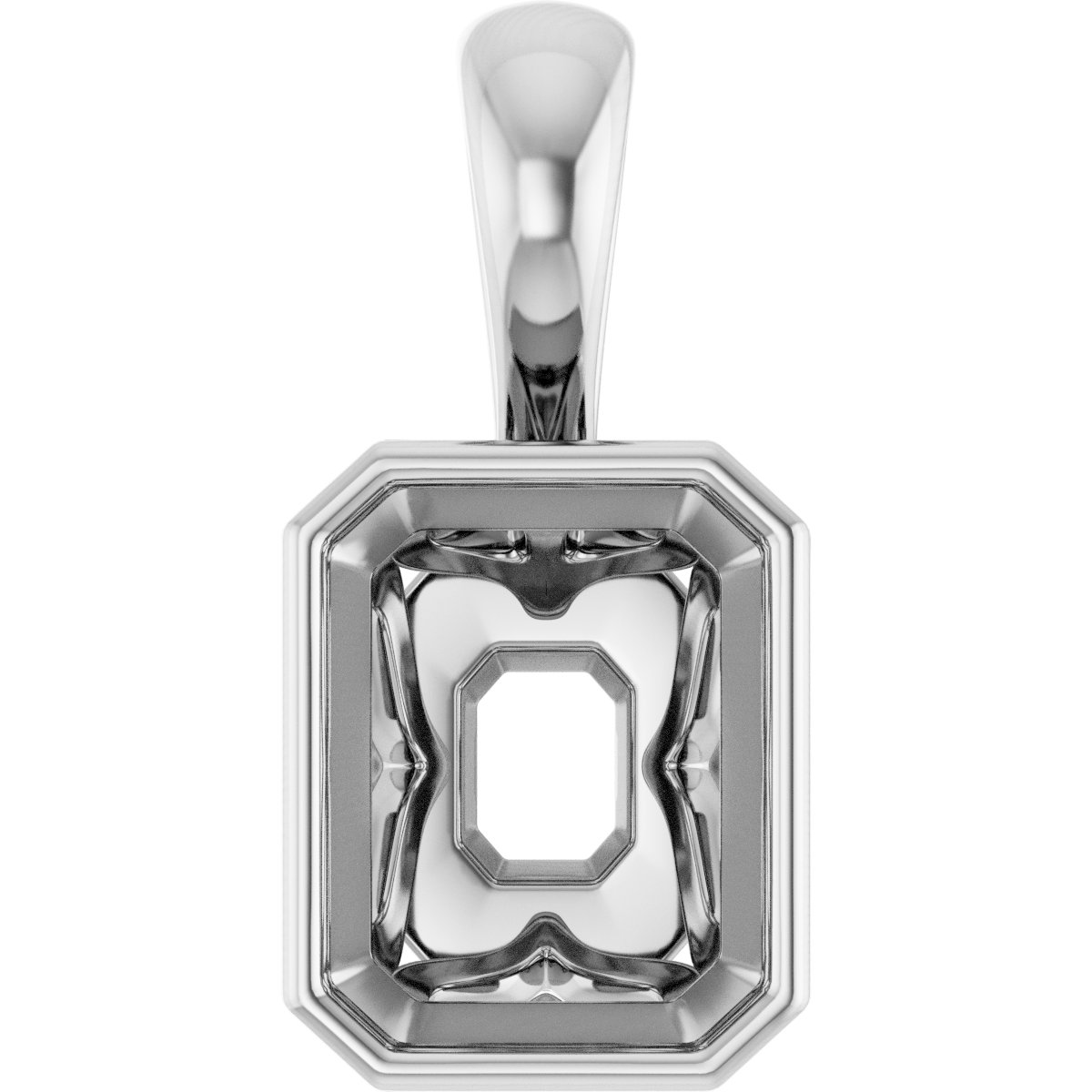 Bezel-Set Pendant