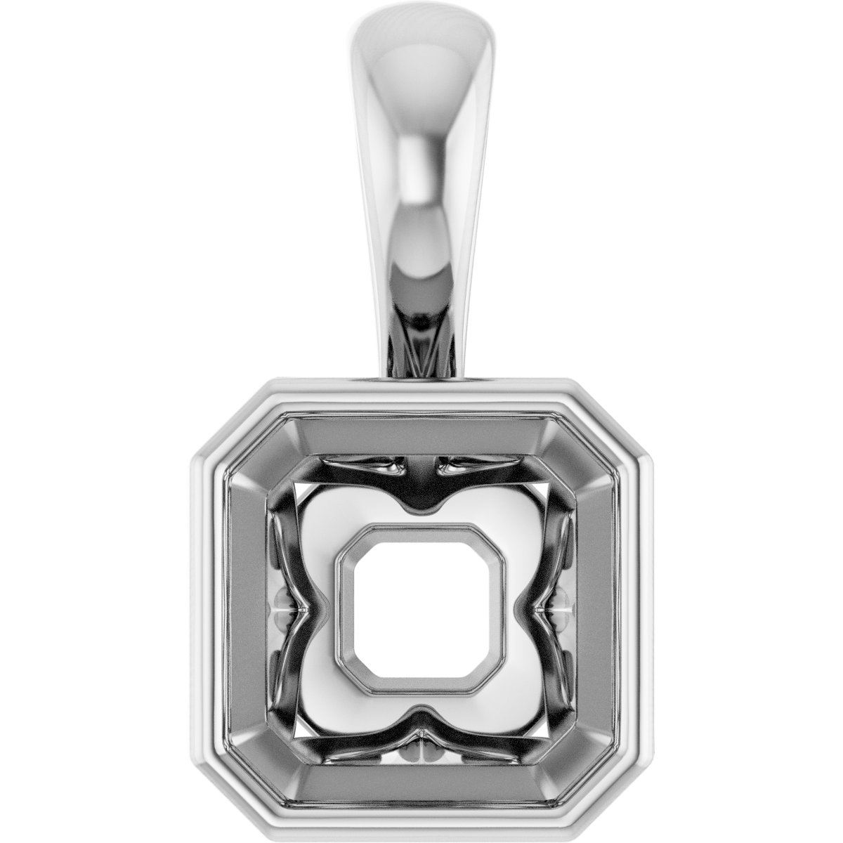 Bezel-Set Pendant