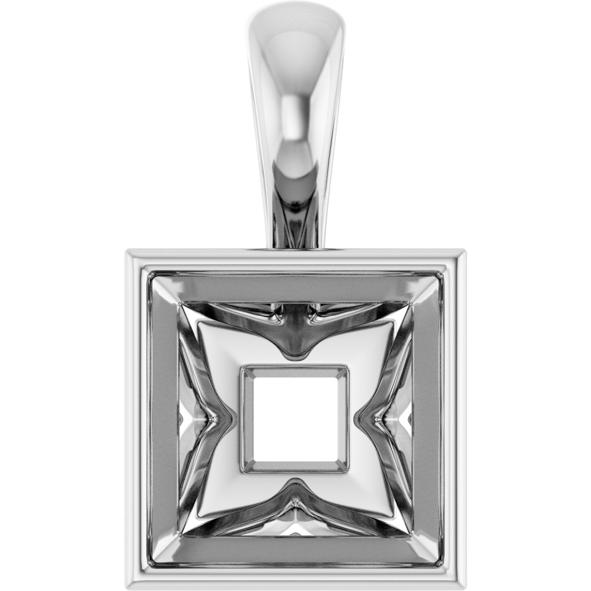 Bezel-Set Pendant