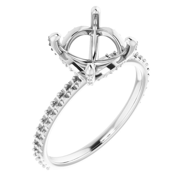 Accented Engagement Ring