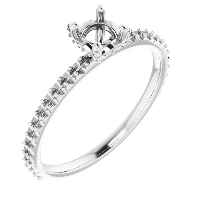 Accented Engagement Ring