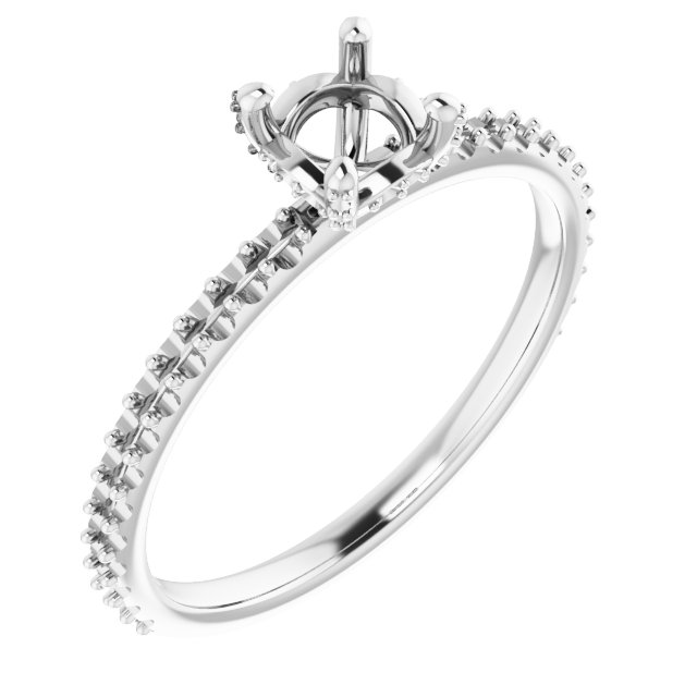 Accented Engagement Ring