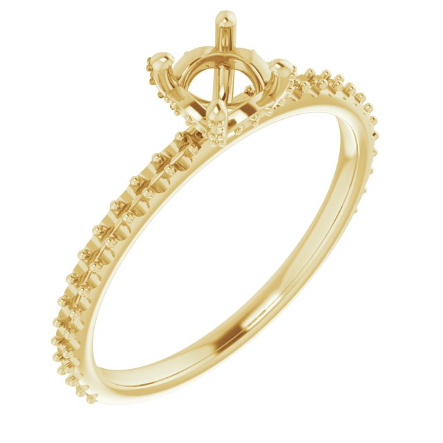 Accented Engagement Ring