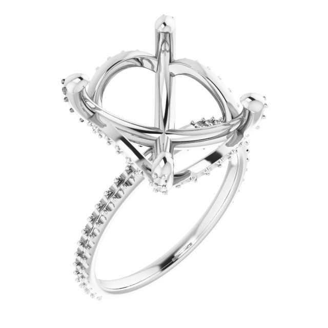 Accented Engagement Ring