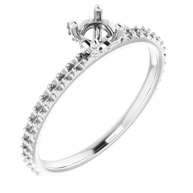 Accented Engagement Ring