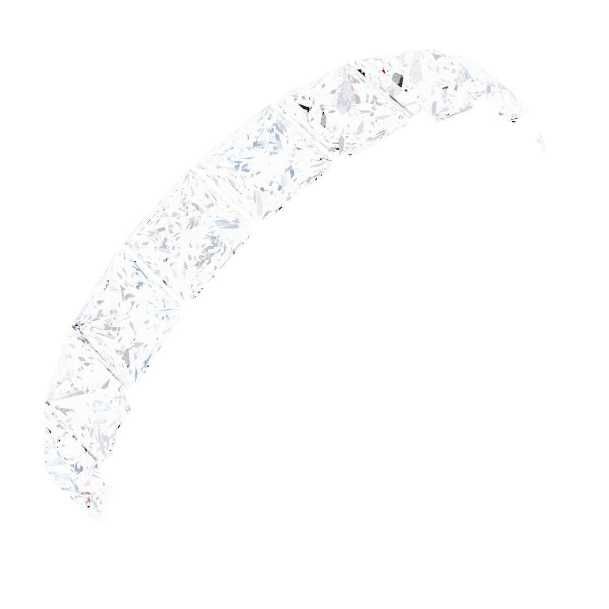 14K White 2 1/2 CTW Natural Diamond Anniversary Band