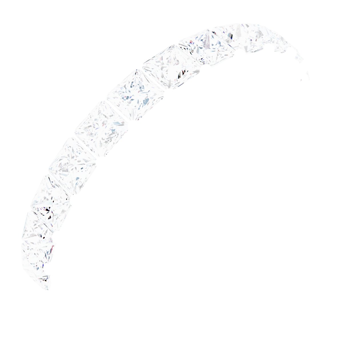 14K White 1 1/5 CTW Natural Diamond Anniversary Band