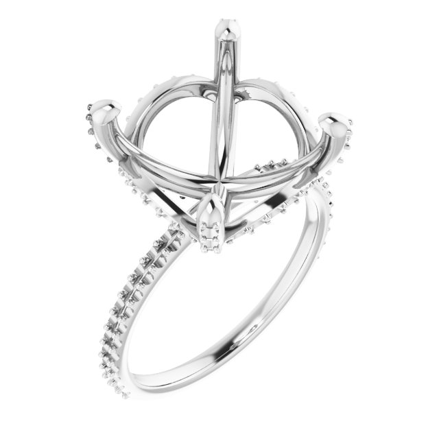 Accented Engagement Ring