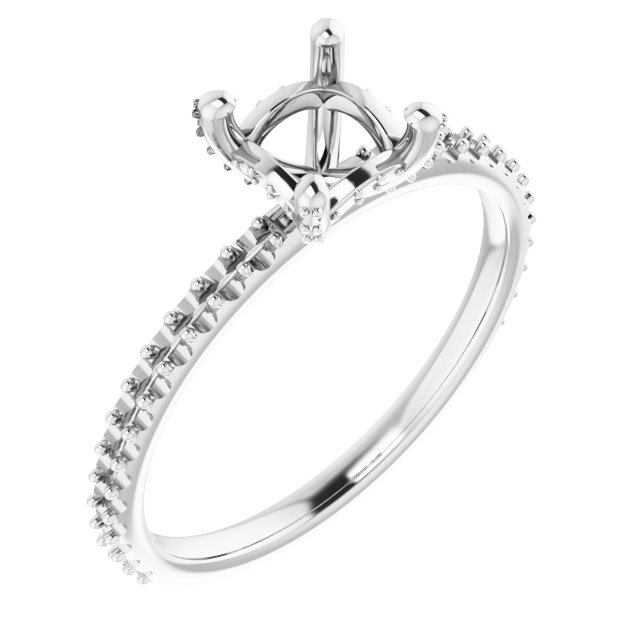 Accented Engagement Ring