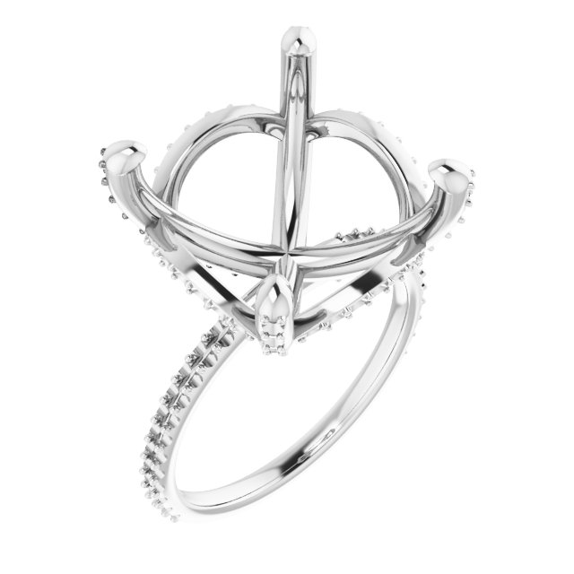 Accented Engagement Ring
