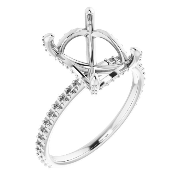Accented Engagement Ring