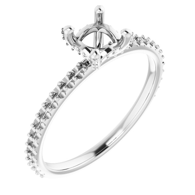 Accented Engagement Ring