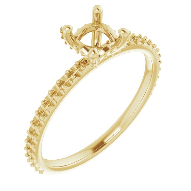 Accented Engagement Ring