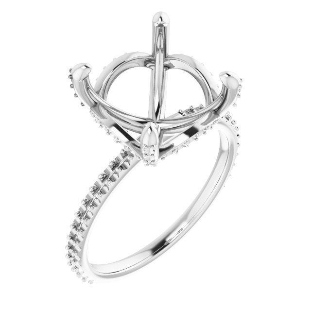 Accented Engagement Ring