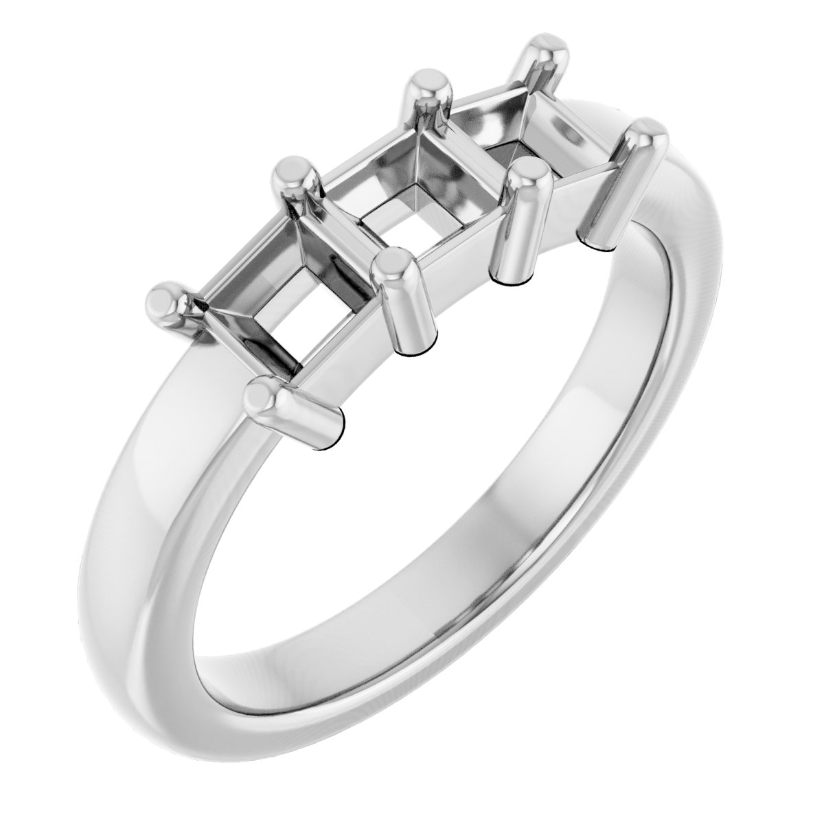 Three-Stone Anniversary Band