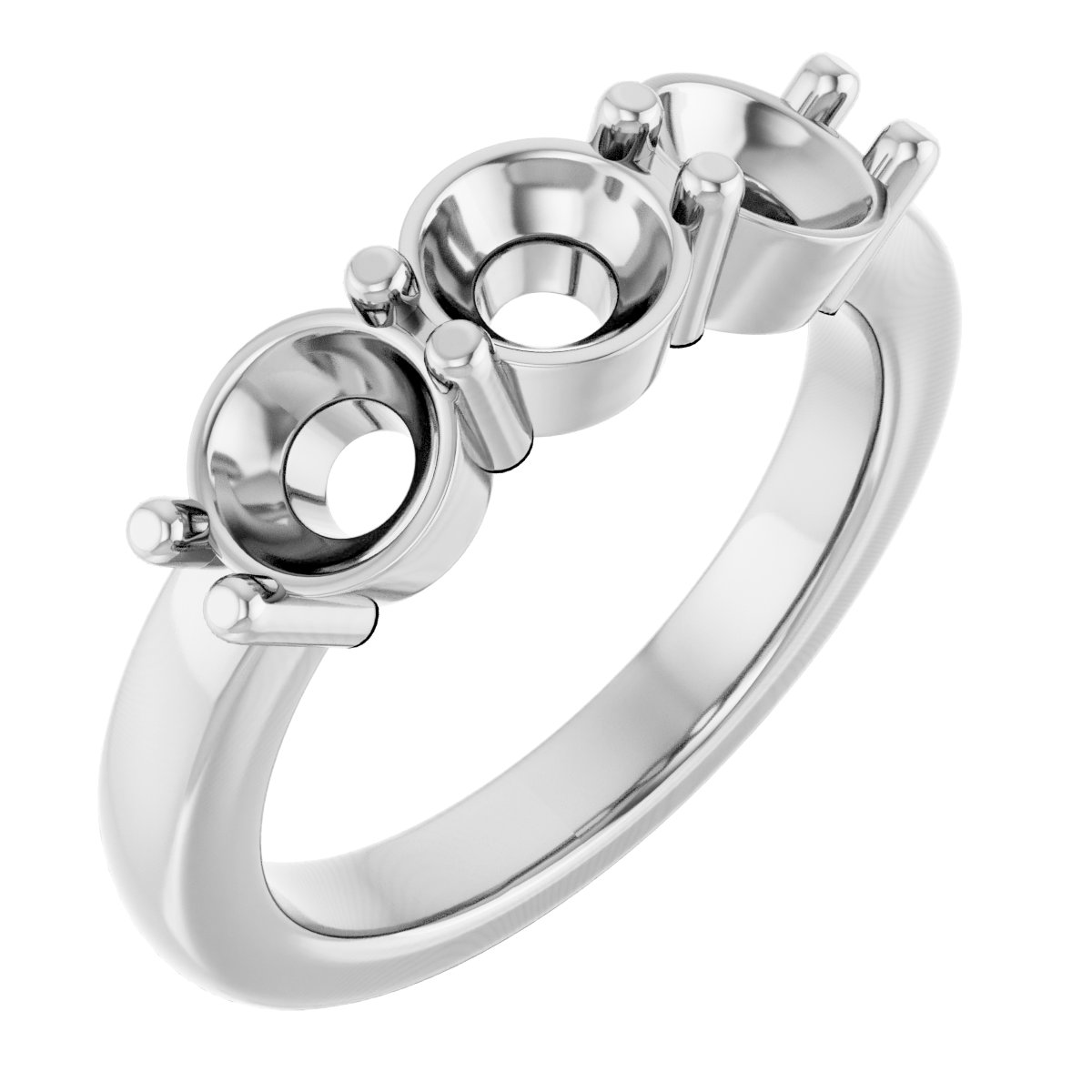Three-Stone Anniversary Band