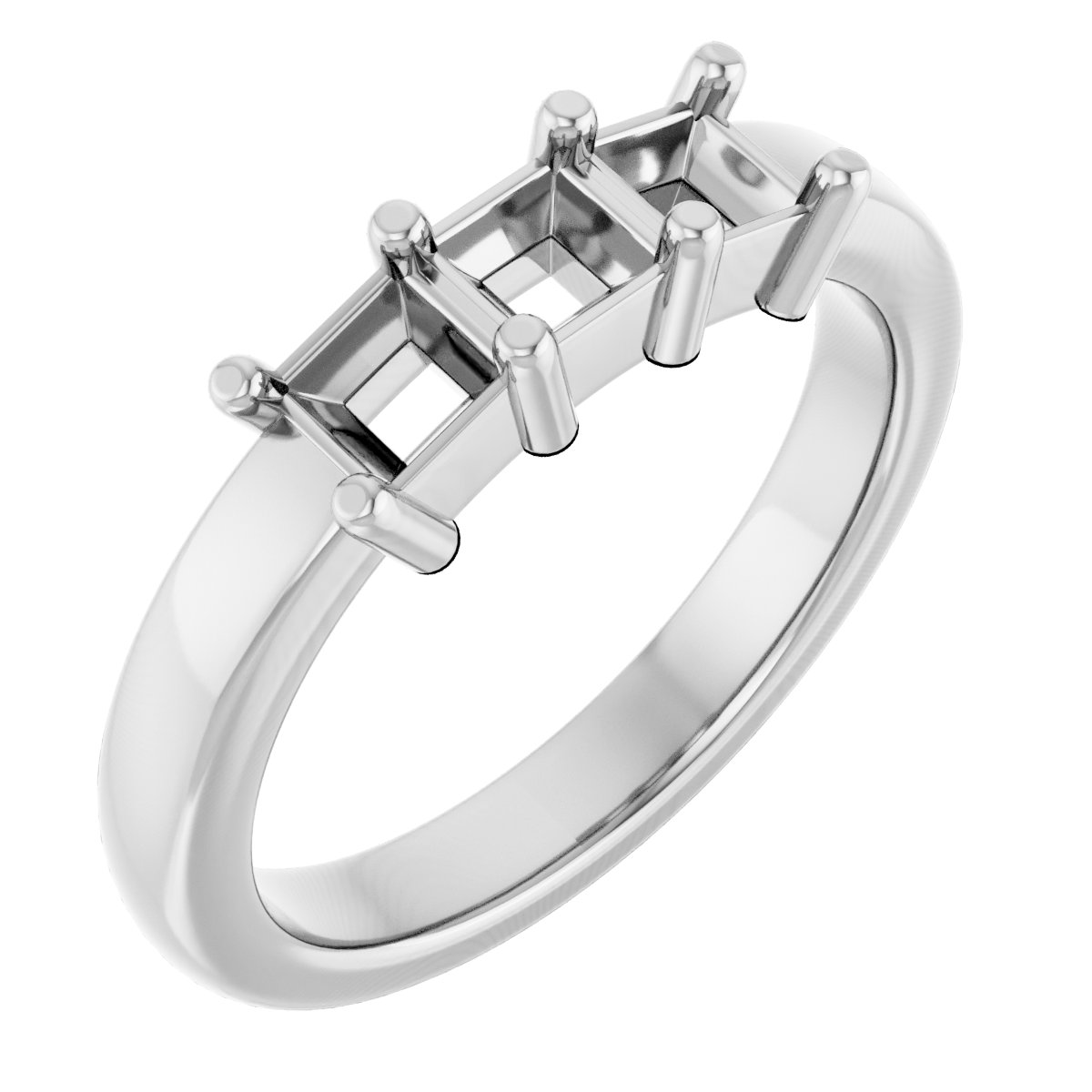 Three-Stone Anniversary Band