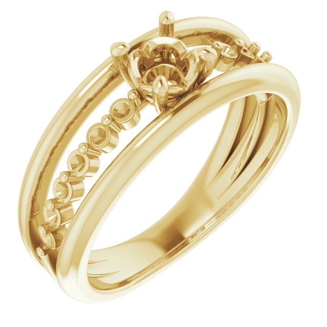 14k Yellow Gold