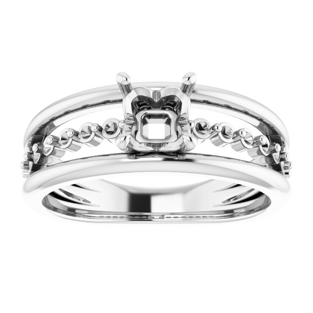 Natural Amethyst & 1/5 CTW Natural Diamond Ring view 3