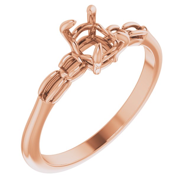 Accented Engagement Ring or Band