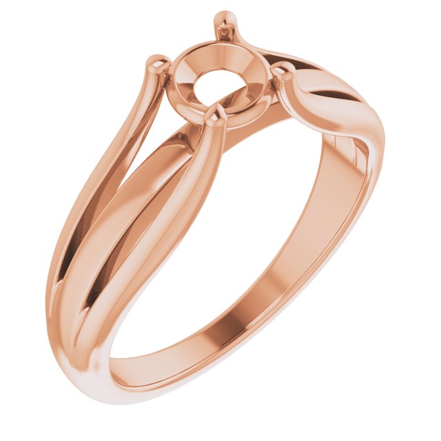 Solitaire Engagement Ring or Band