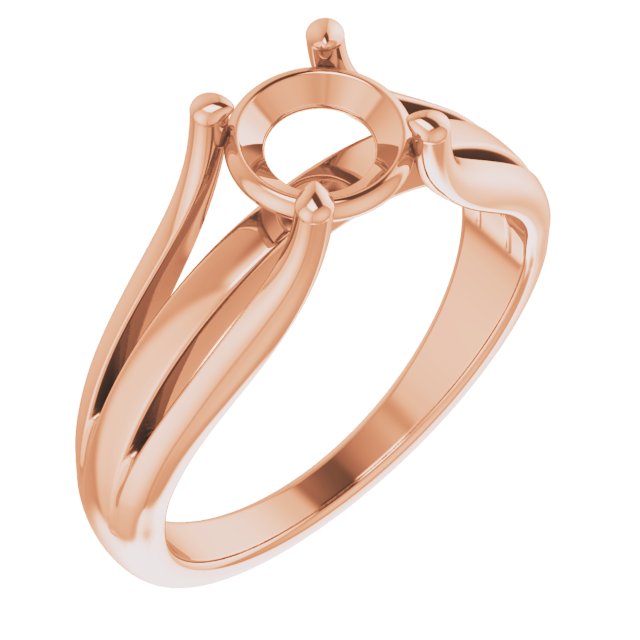 Solitaire Engagement Ring or Band