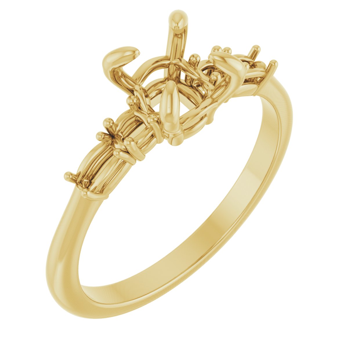 Accented Engagement Ring or Band