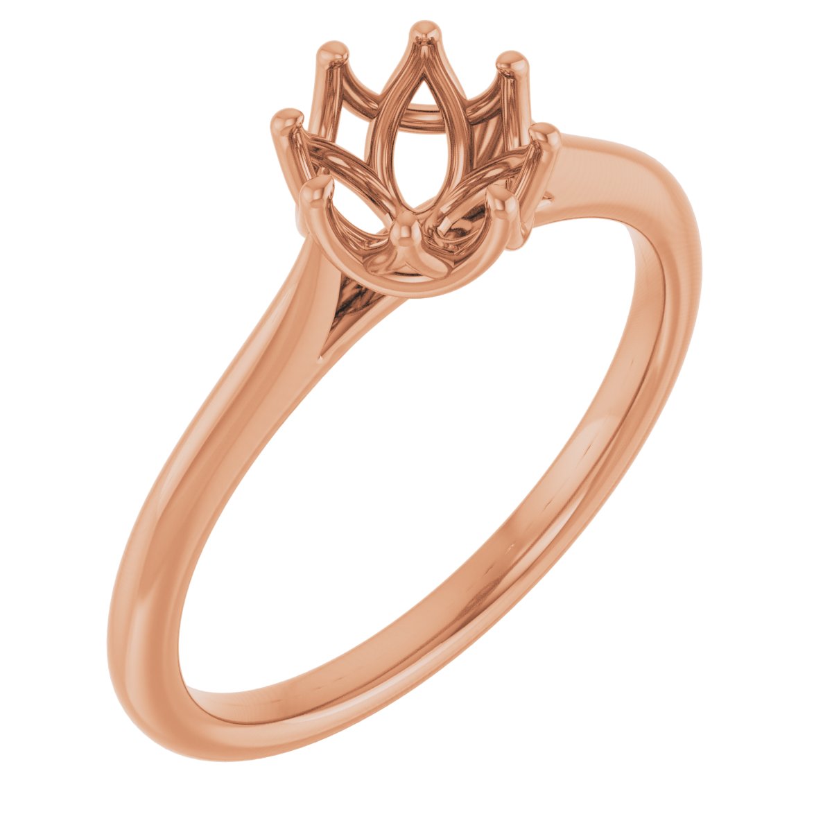 Solitaire Engagement Ring or Band
