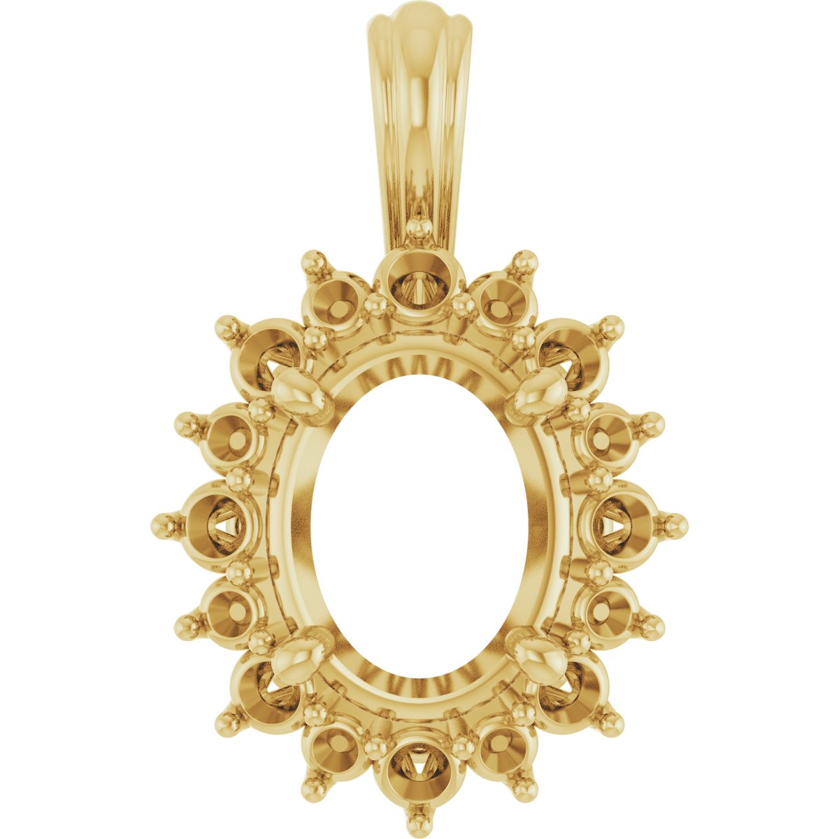 Halo-Style Pendant