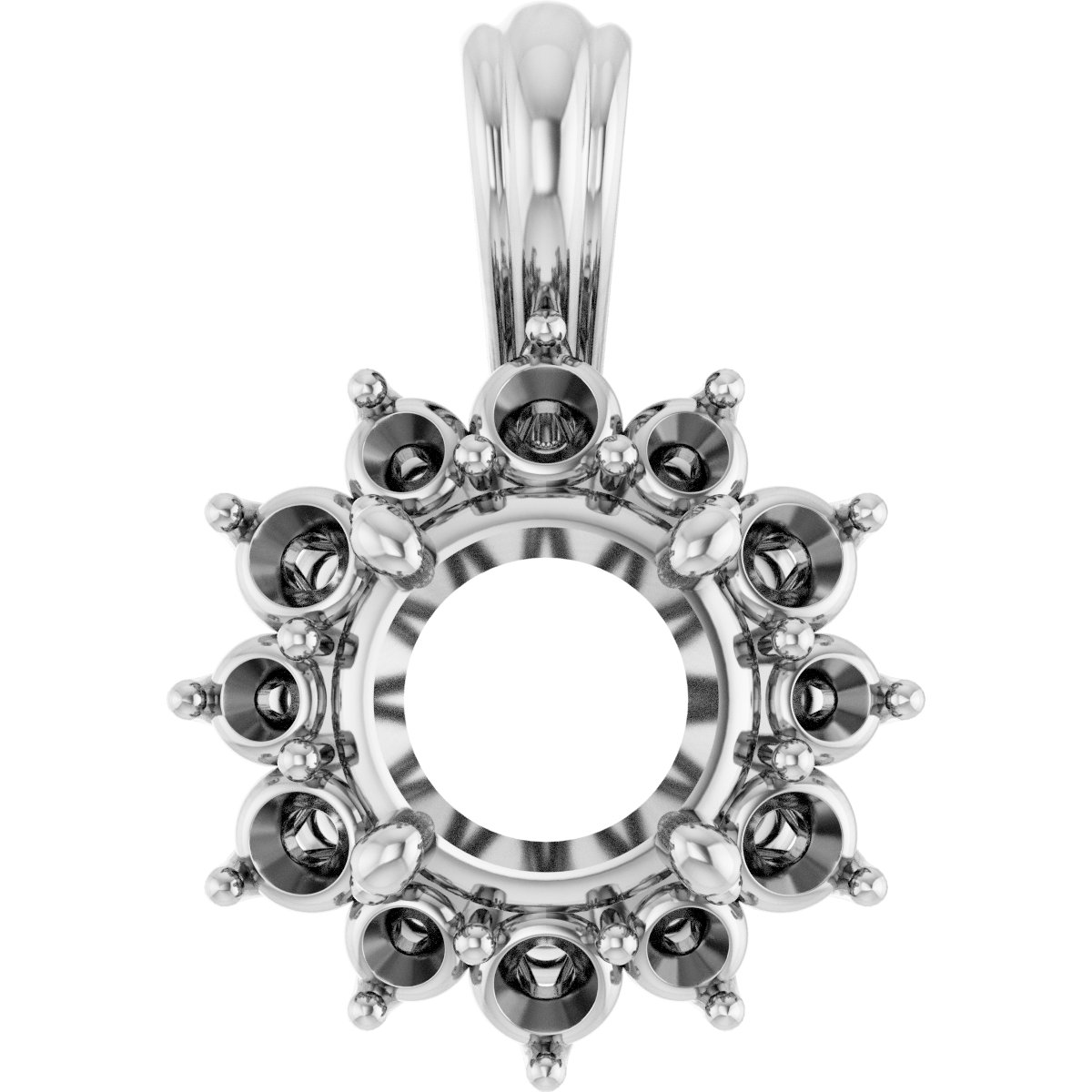 Halo-Style Pendant